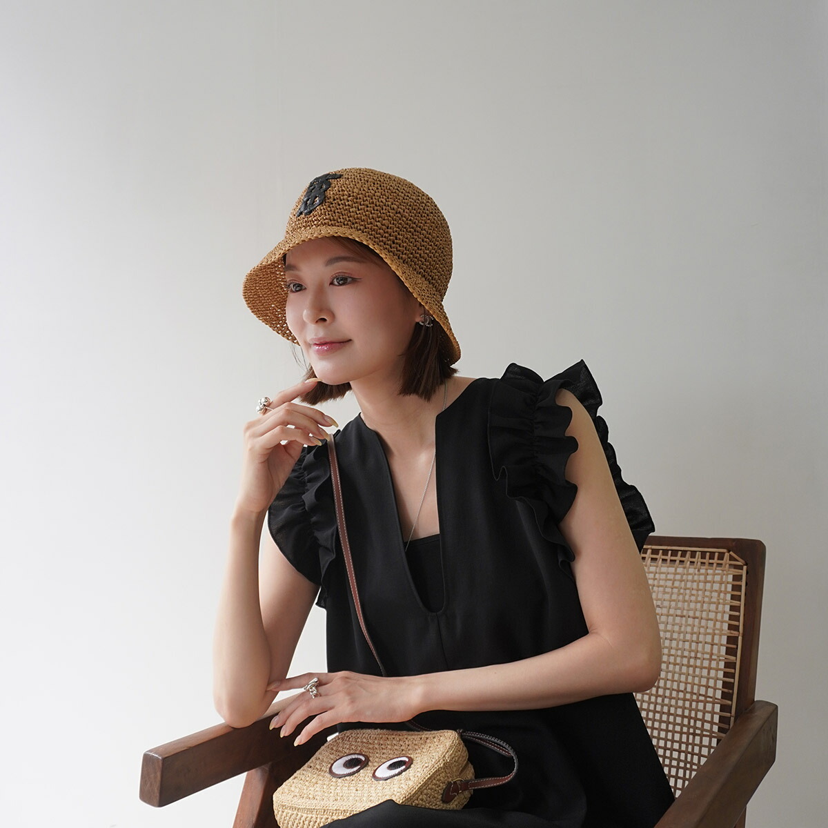 楽天市場】BURBERRY バーバリー バケットハット TB CROCHET BUCKET