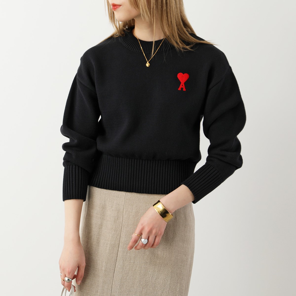 楽天市場】ami paris アミパリス セーター UKS008.016 レディース