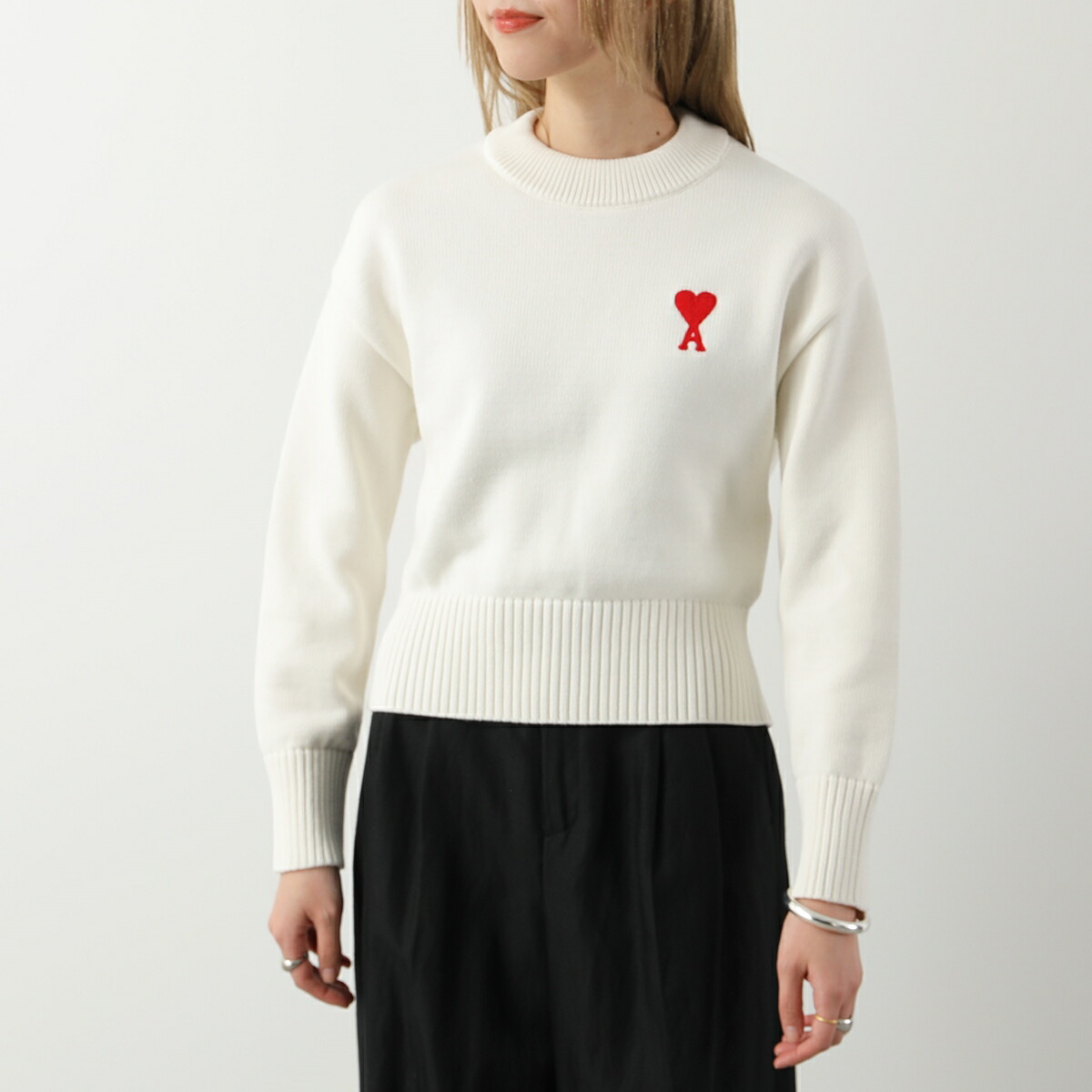 楽天市場】ami paris アミパリス セーター UKS008.016 レディース