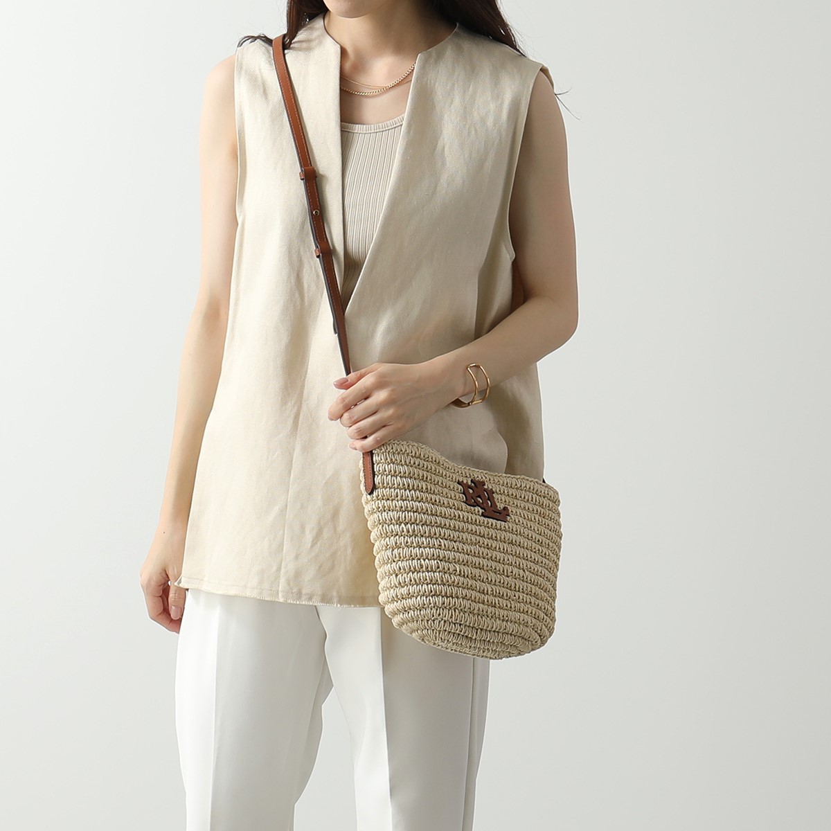 楽天市場】Lauren Ralph Lauren ローレンラルフローレン かごバッグ