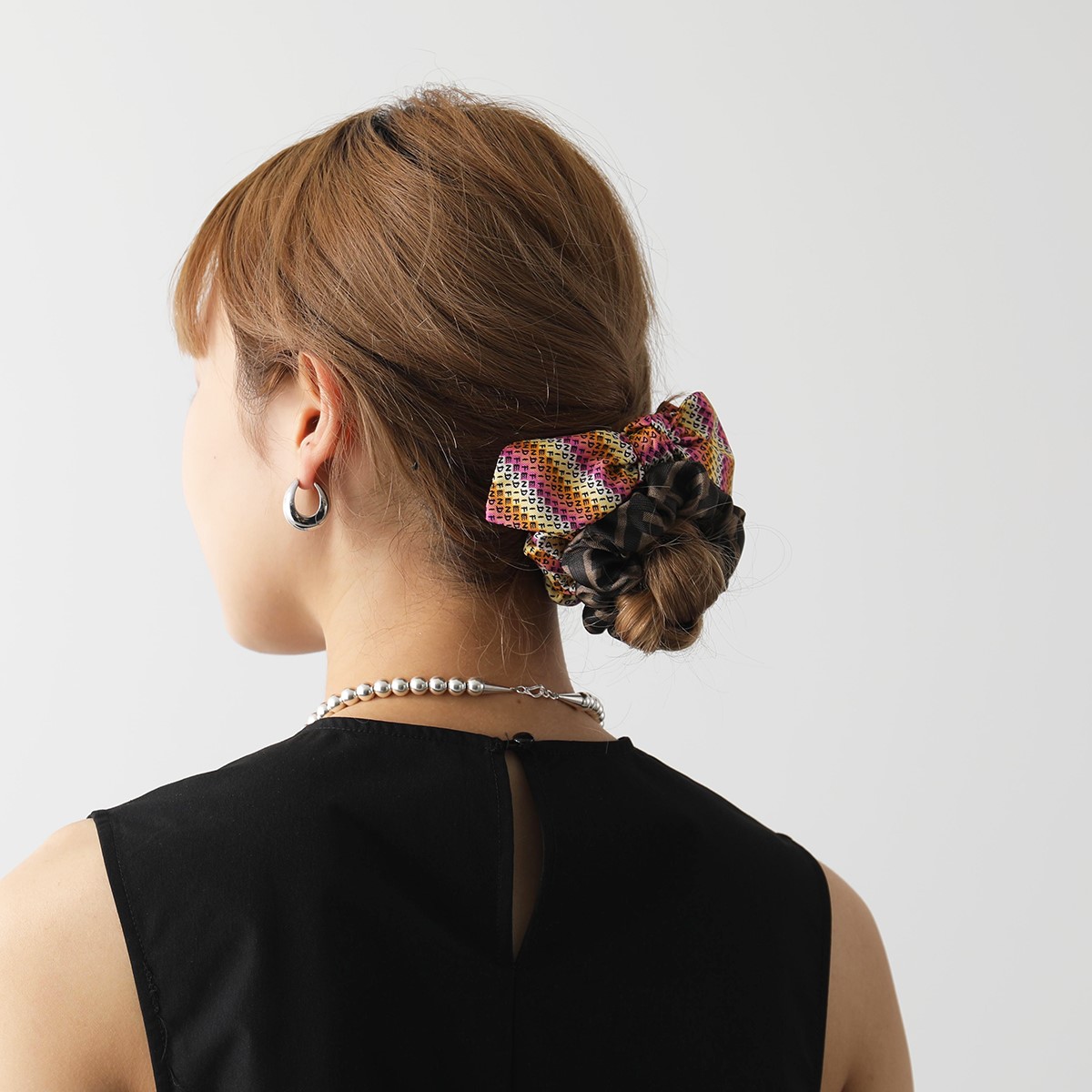 まー！FENDIフェンディ☆ズッカヘアゴムシュシュ&ギフトボックス