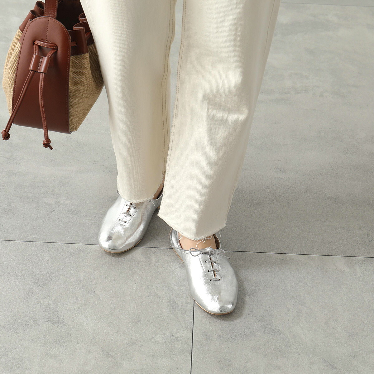 楽天市場】PORSELLI ポルセリ フラットシューズ JAZZ LAMINATA