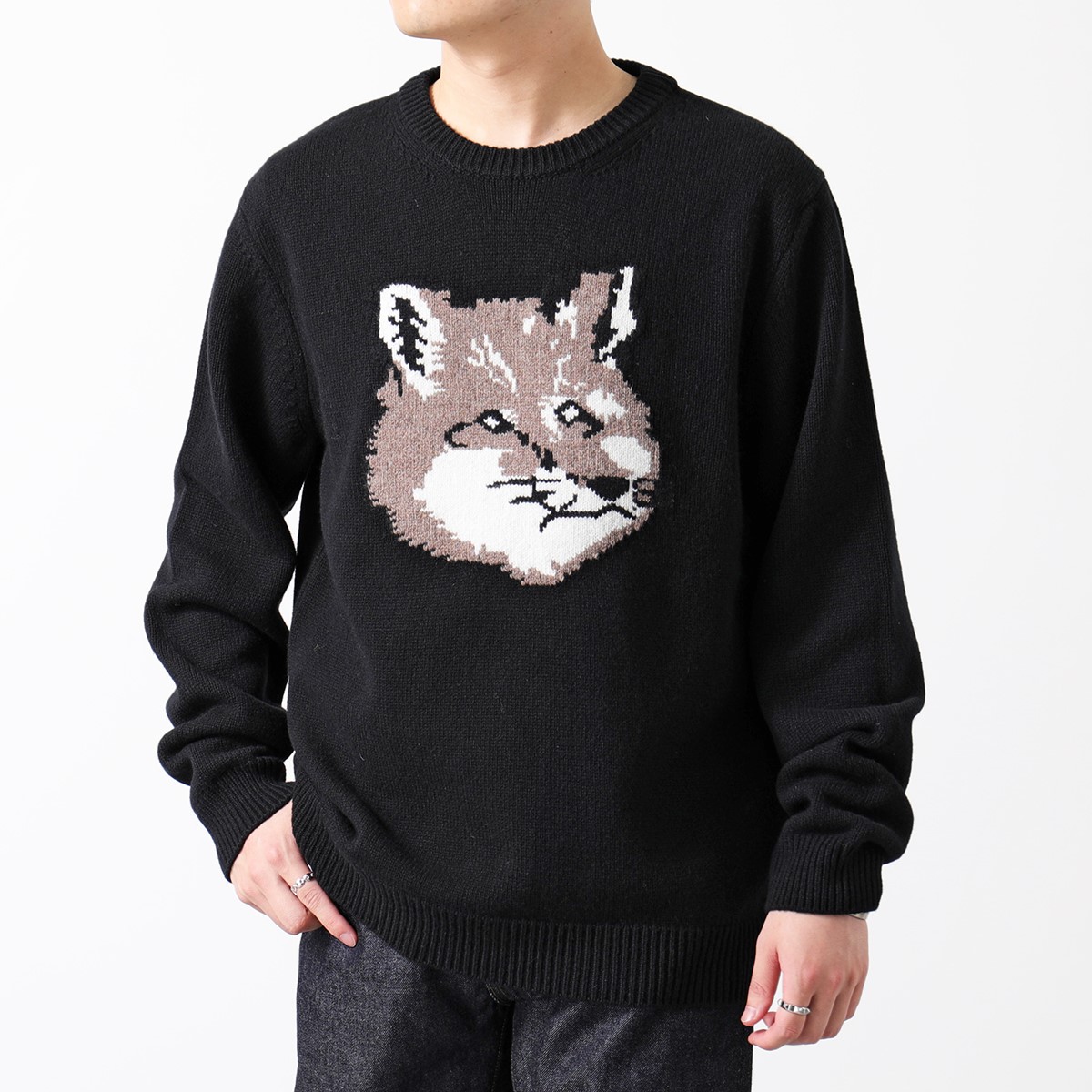 MAISON KITSUNÉ キツネニット S ユニセックス MAISON KITSUNE（メゾン