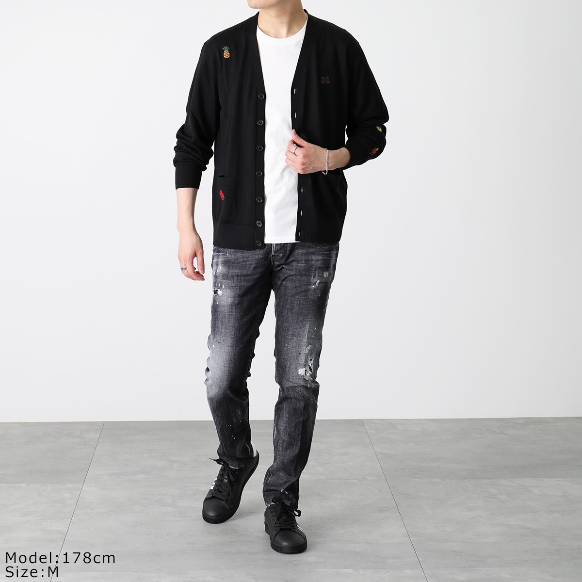 楽天市場】DSQUARED2 ディースクエアード カーディガン MONSTER