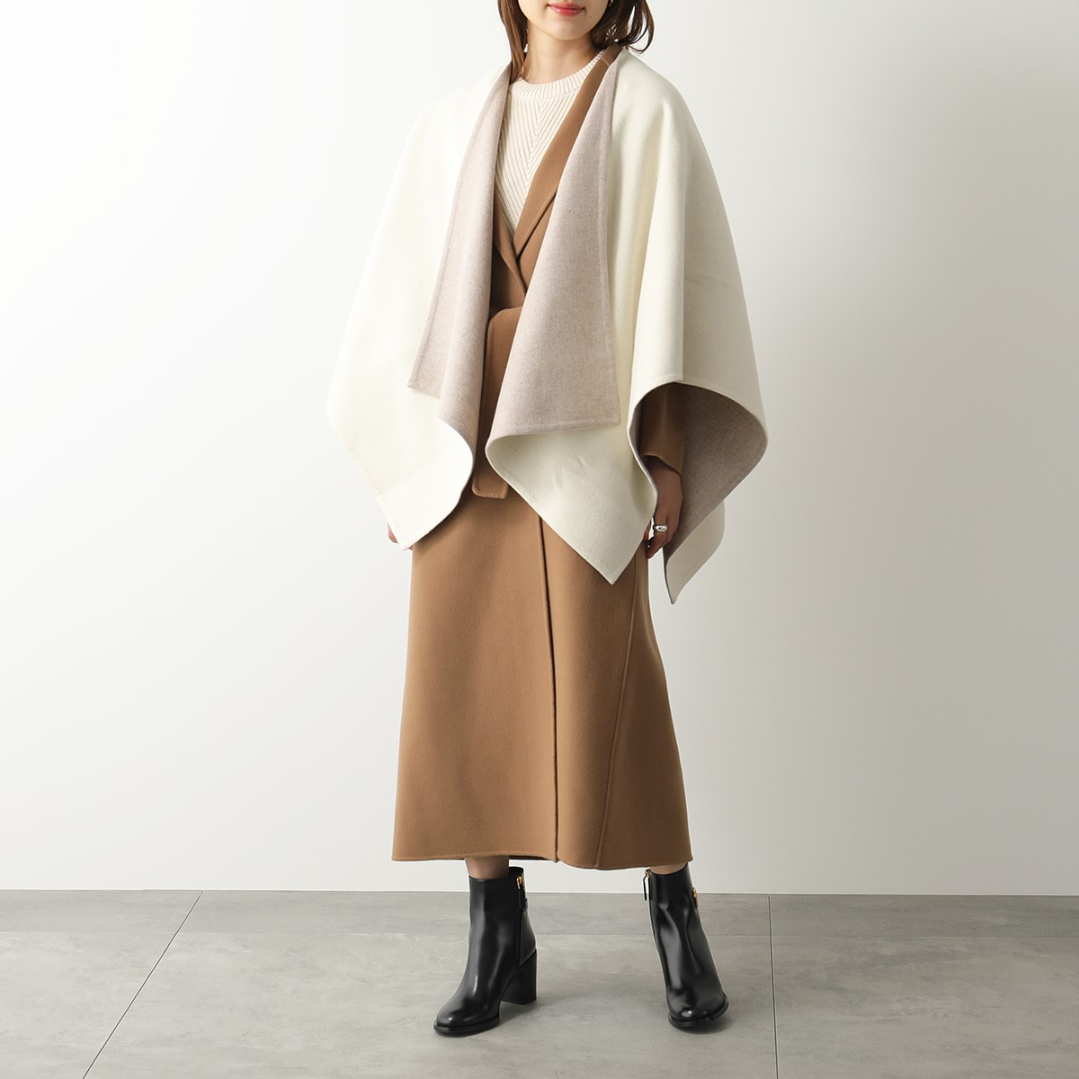 楽天市場】MAX MARA マックスマーラ ポンチョ SERRA レディース