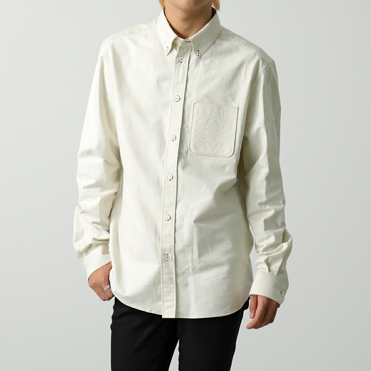 楽天市場】LOEWE ロエベ 長袖シャツ H526Y05W89 メンズ アナグラム
