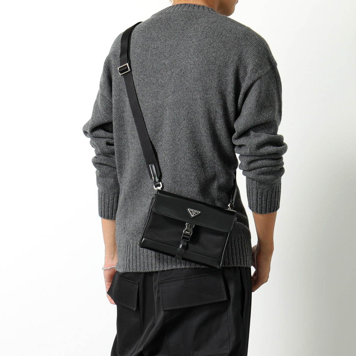 楽天市場】PRADA プラダ ショルダーバッグ 2VD044 OOO 789 メンズ