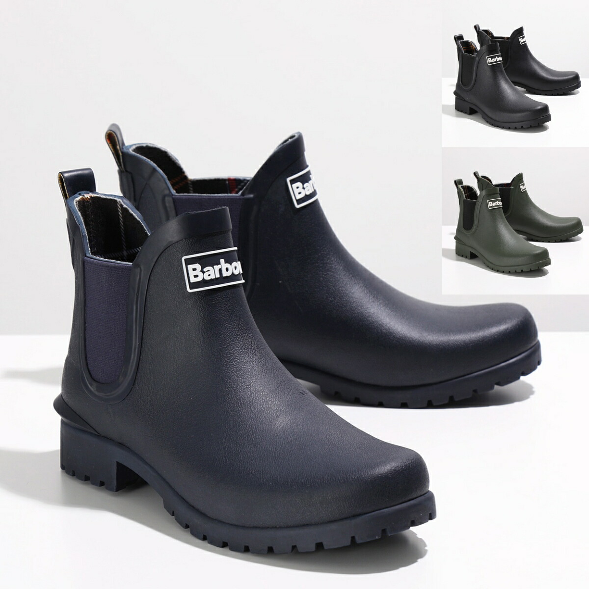 楽天市場】Barbour バブアー レインブーツ WILTON ウィルトン LRF0066