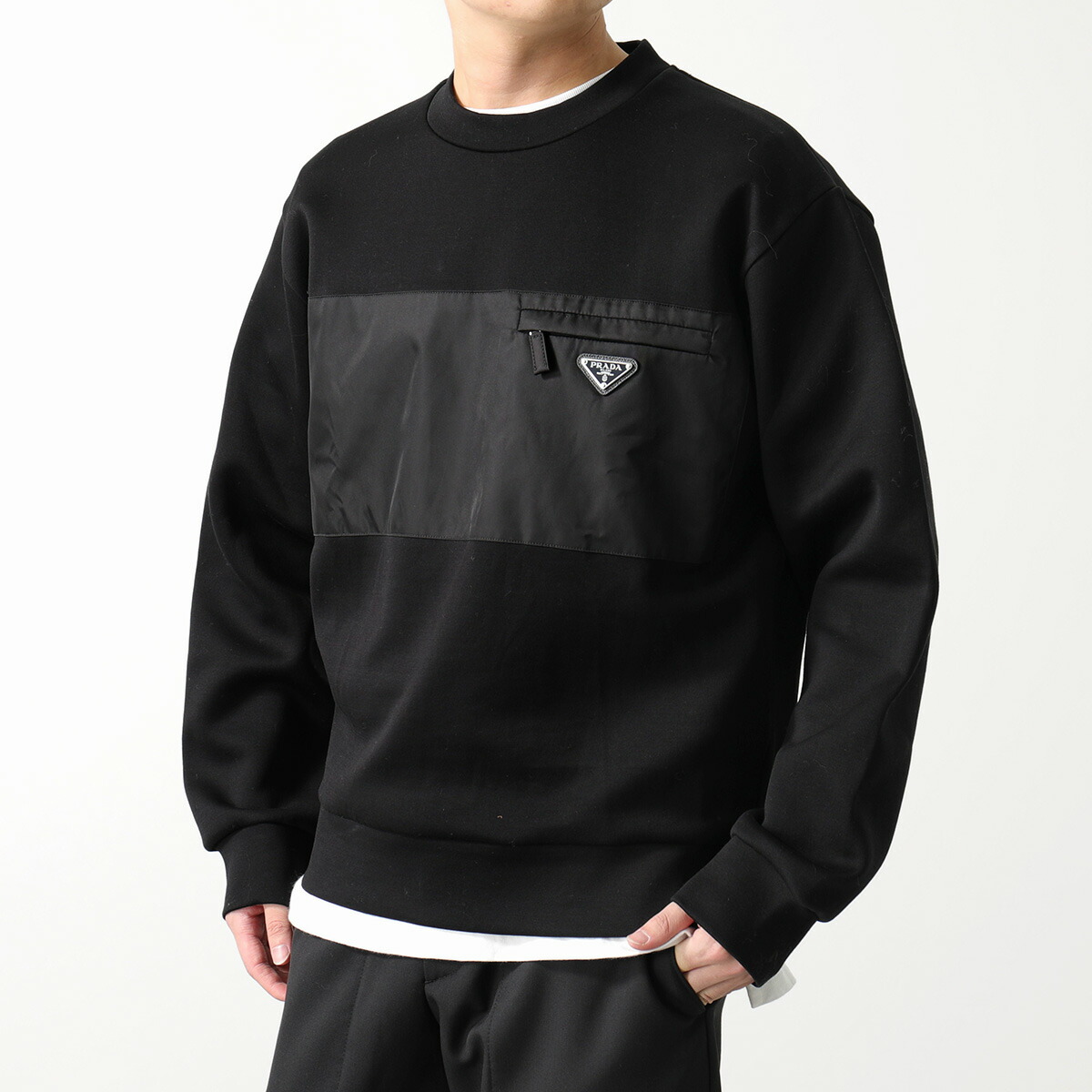 楽天市場】PRADA プラダ トレーナー FELPA DOUBLE RE UJL096 11JE