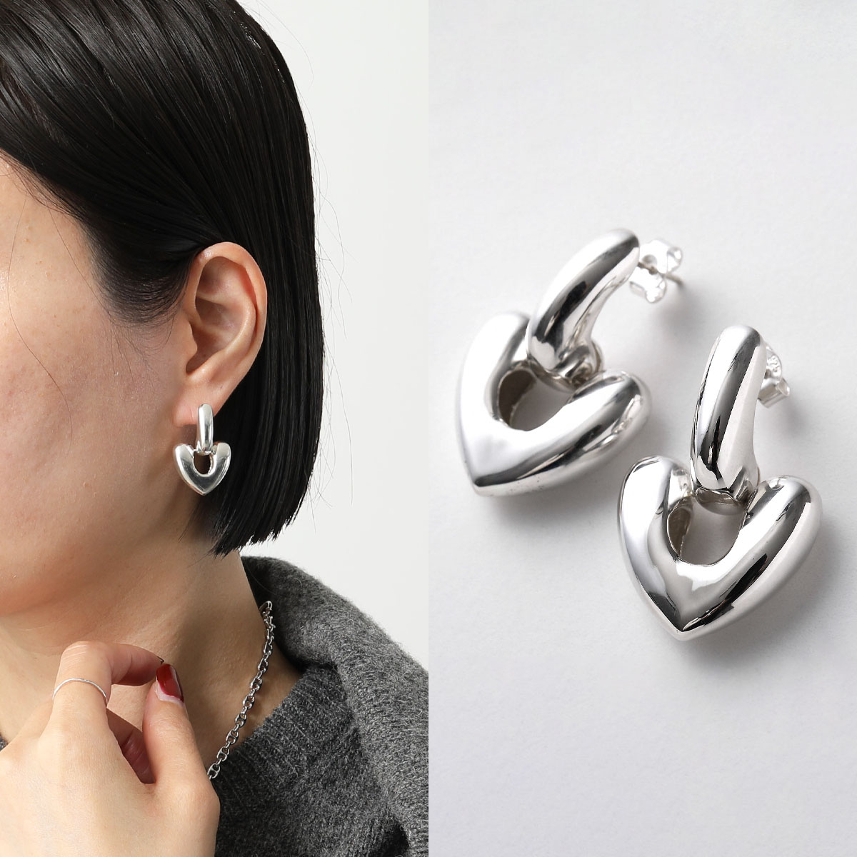 楽天市場】ANNIKA INEZ アニカイネズ ピアス Heart Drop Earrings Lrg