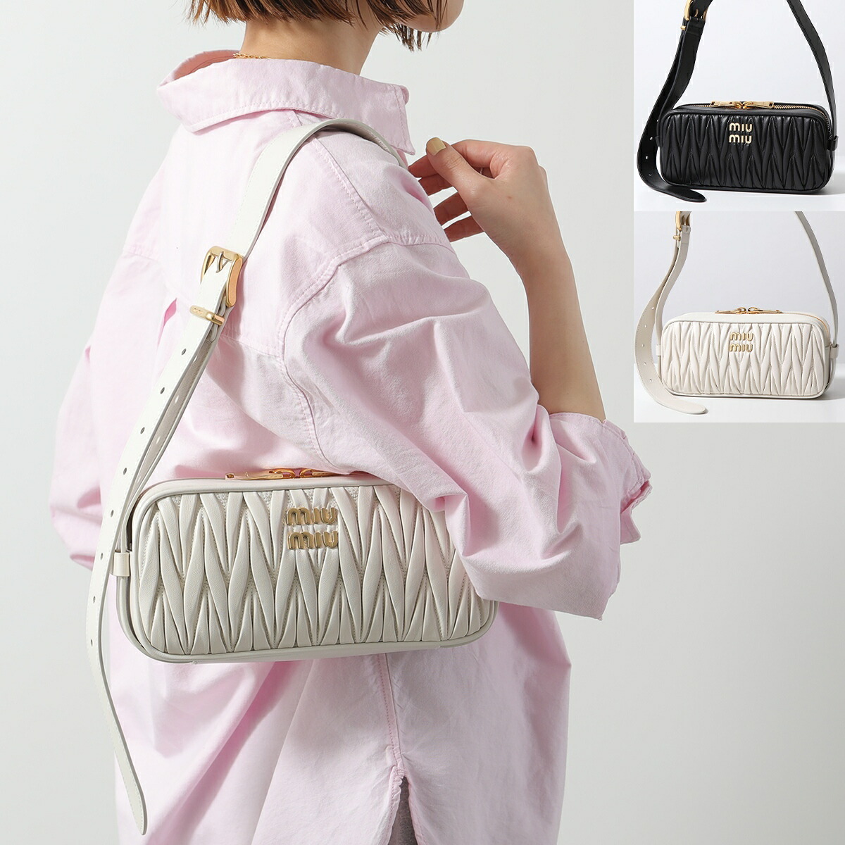 楽天市場】MIUMIU ミュウミュウ ショルダーバッグ MATELASSE