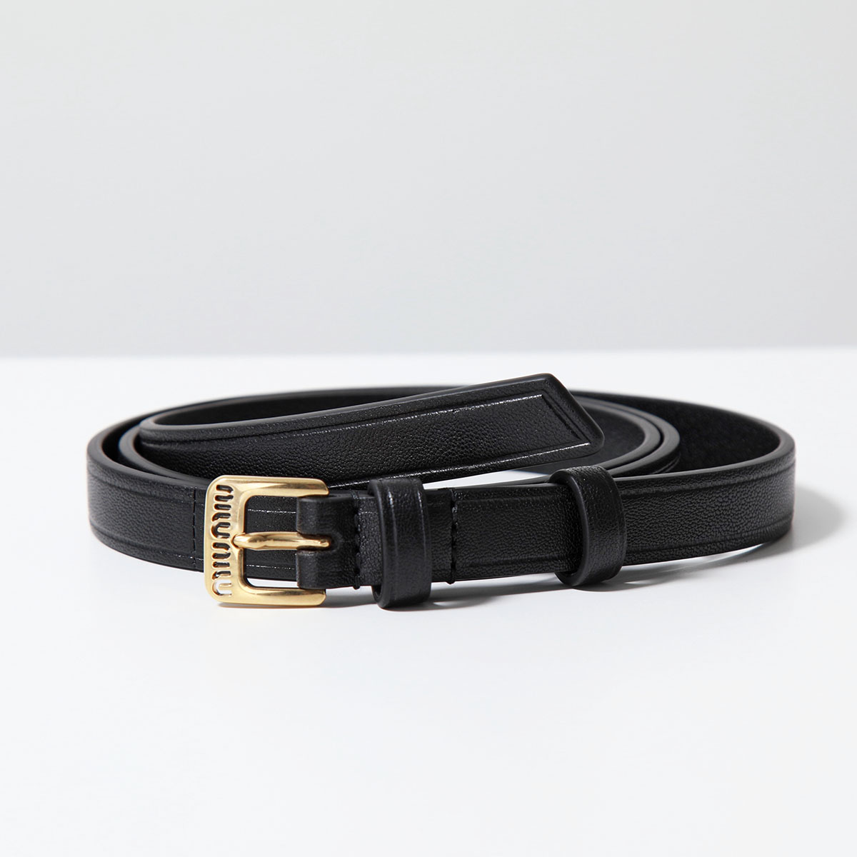 楽天市場】MIUMIU ミュウミュウ ベルト 5CC553 EFX レディース ナロー