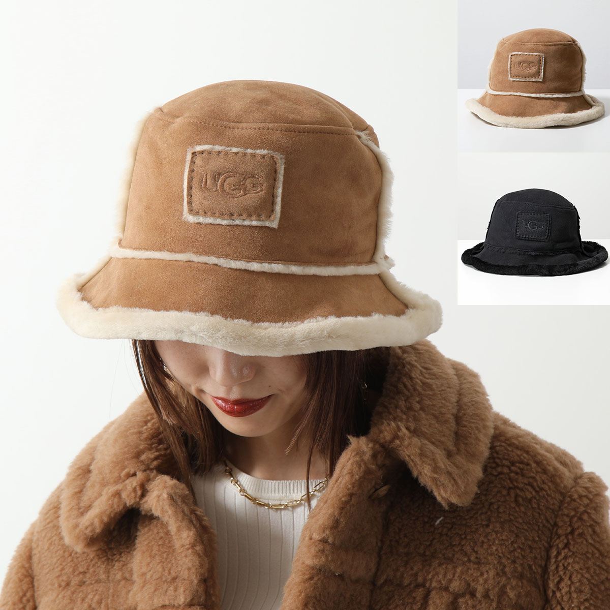 楽天市場】UGG アグ バケットハット W SHEEPSKIN BUCKET HAT シープ