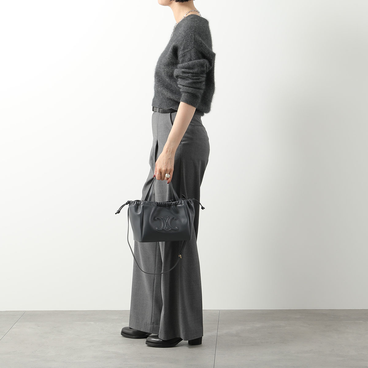 楽天市場】CELINE セリーヌ ハンドバッグ Small Cabas 111013DU3