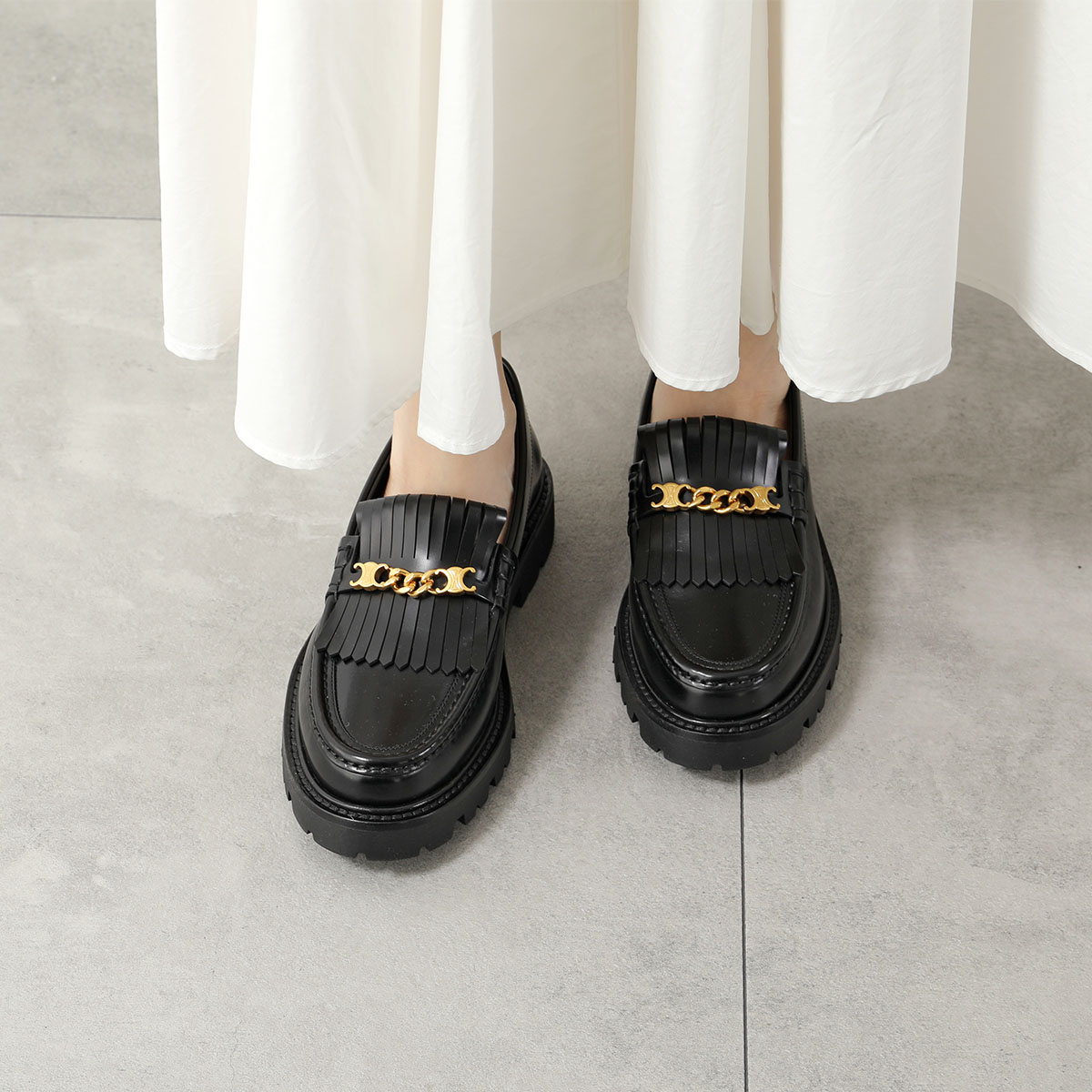 楽天市場】CELINE セリーヌ ローファー MARGARET マーガレット