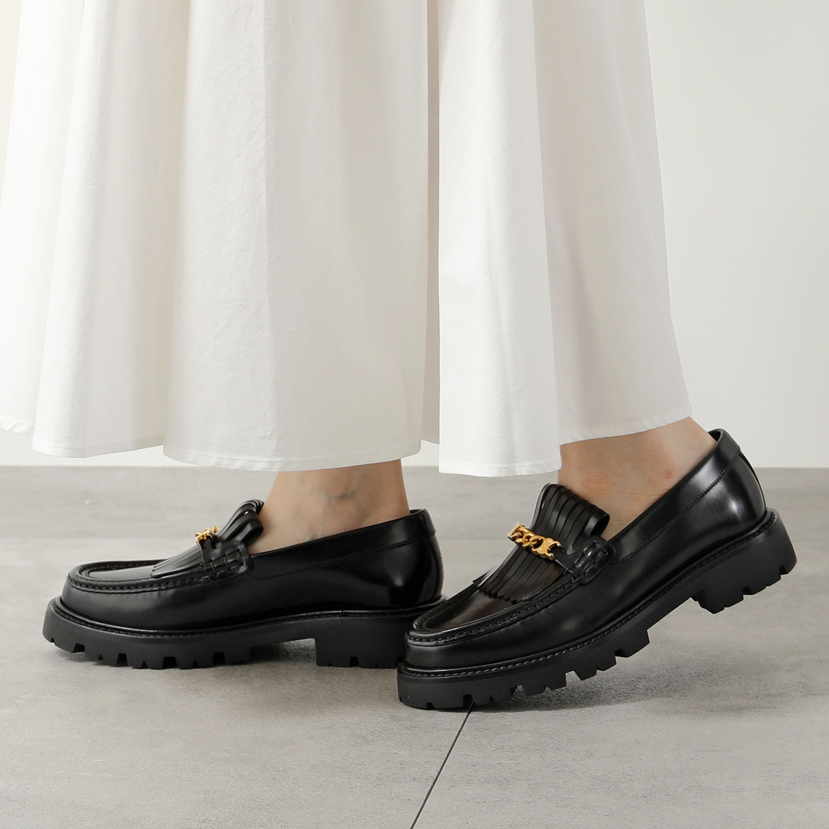 楽天市場】CELINE セリーヌ ローファー MARGARET マーガレット