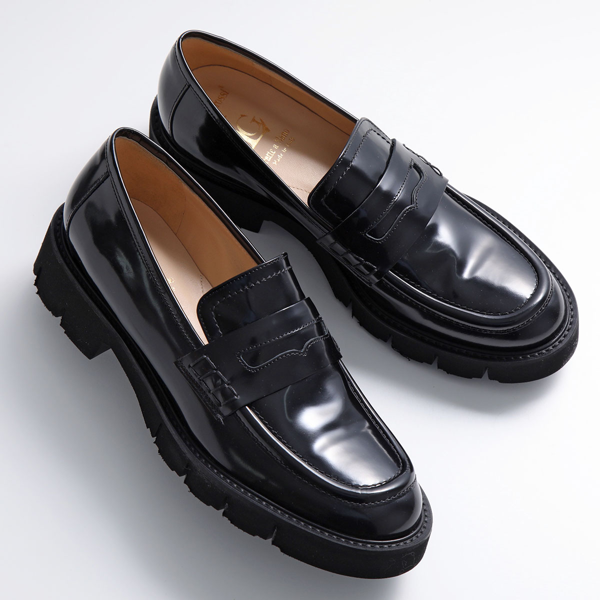 楽天市場】LUCA GROSSI ルカグロッシ コインローファー K094M SANKER