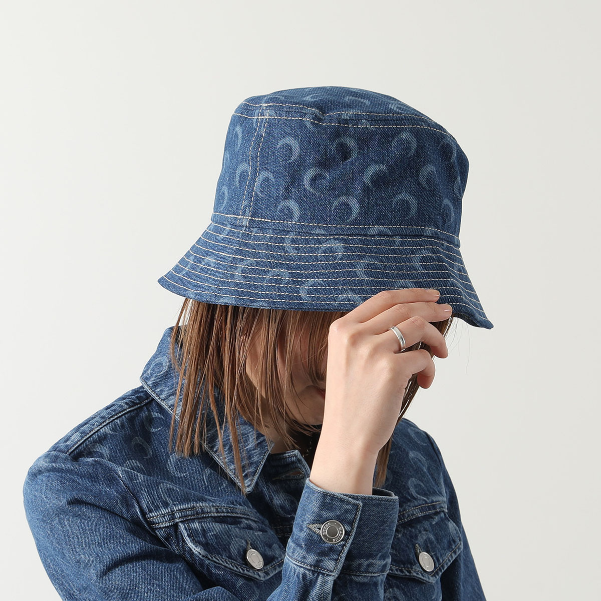 楽天市場】Marine Serre マリーン セル バケットハット Regenerated