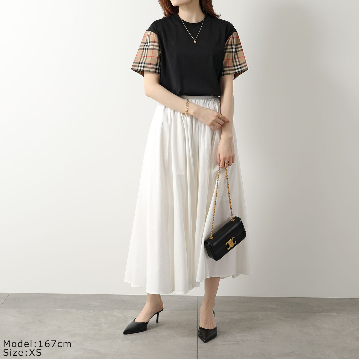 楽天市場】BURBERRY バーバリー Tシャツ CARRICK CHK SLV 8043057