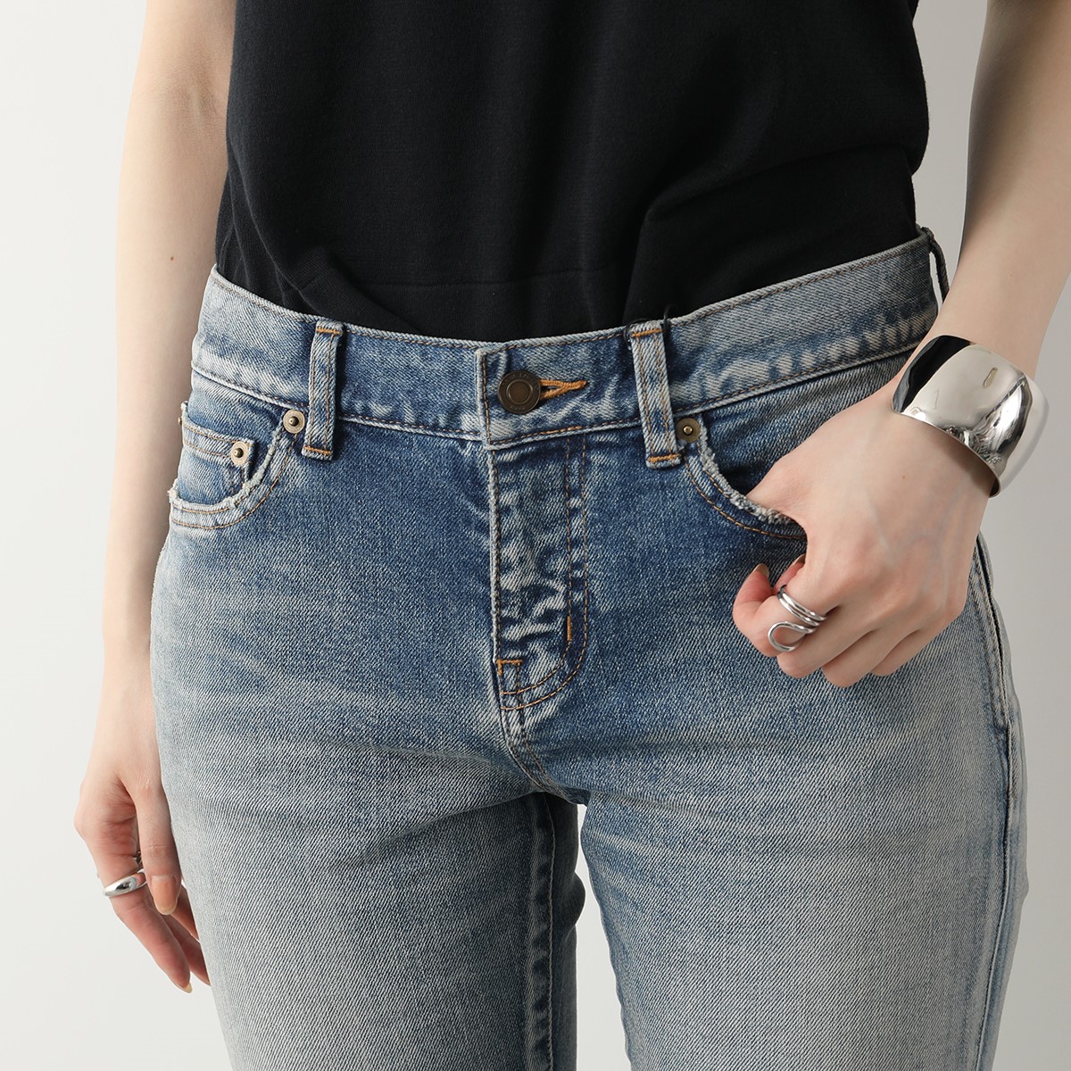 楽天市場】SAINT LAURENT サンローラン ジーンズ 614447 YA507