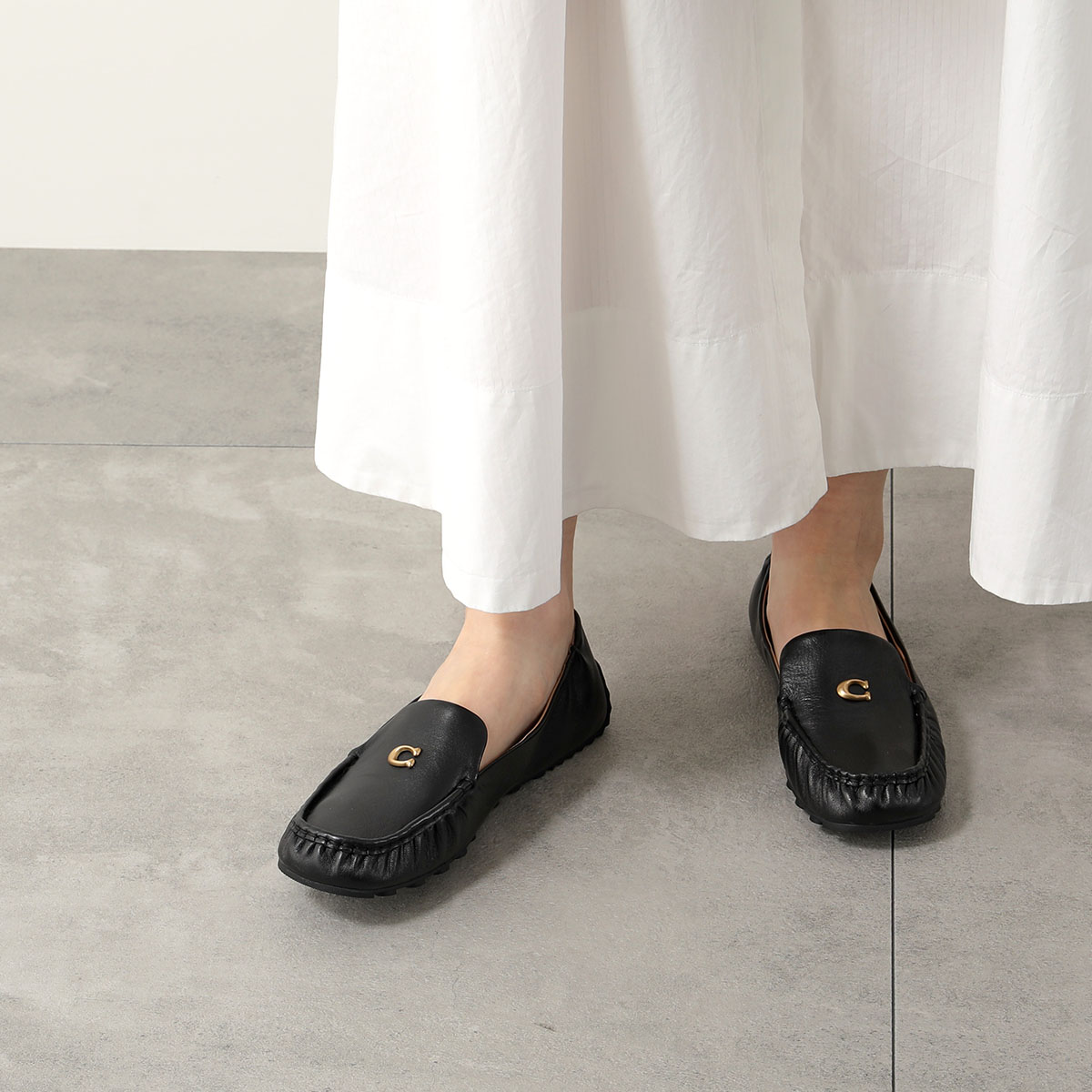 楽天市場】COACH コーチ ドライビングシューズ ronnie ロニー