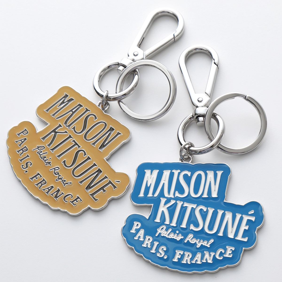 楽天市場】MAISON KITSUNE メゾンキツネ キーリング PALAIS ROYAL