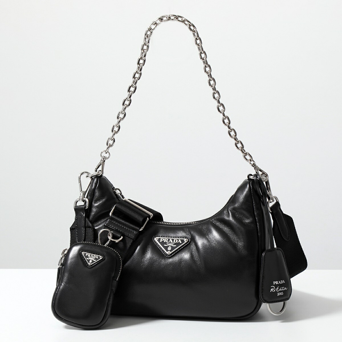 楽天市場】PRADA プラダ ショルダーバッグ Re-Edition 2005 1BH204