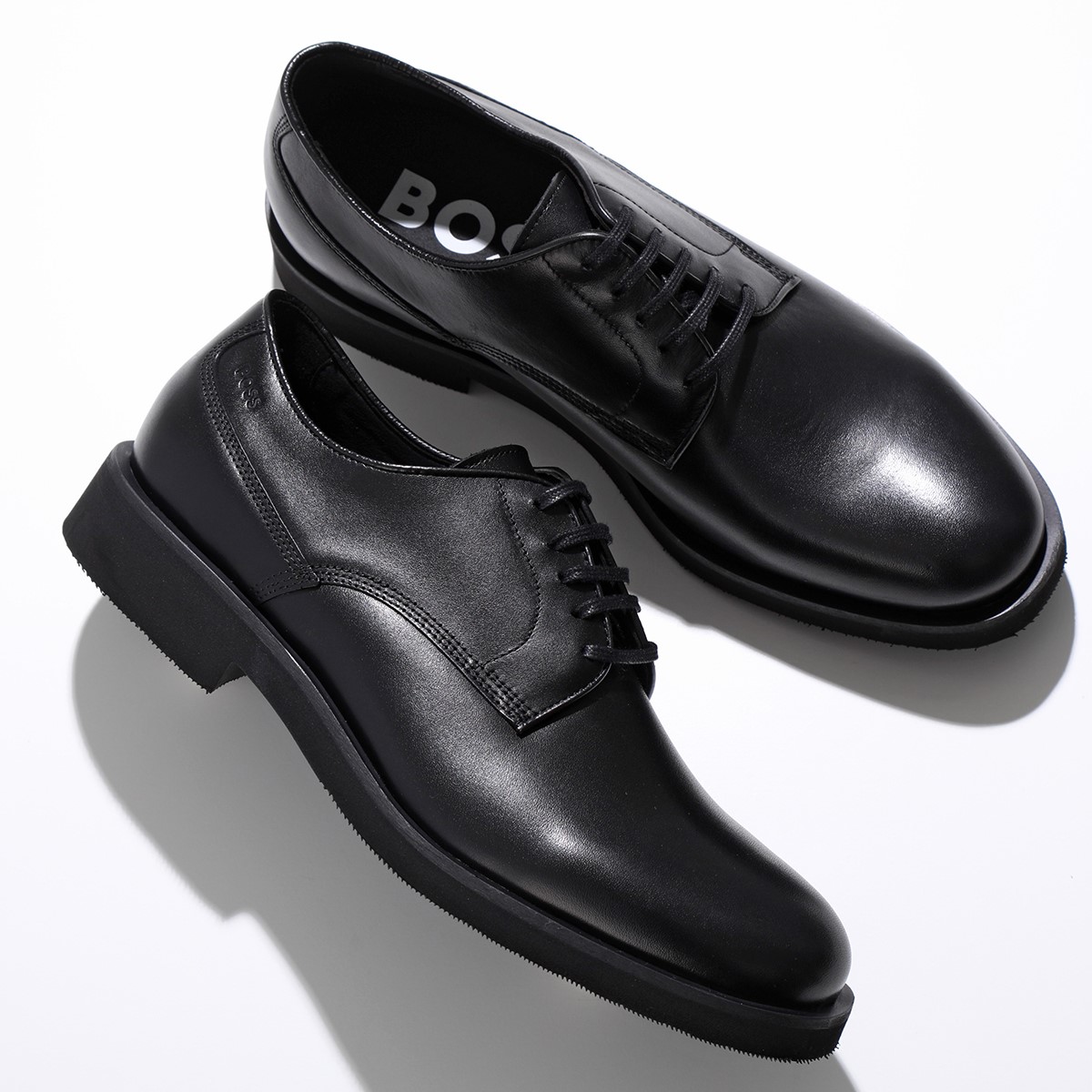 楽天市場】HUGO BOSS ヒューゴボス ダービーシューズ BLACK 50497842