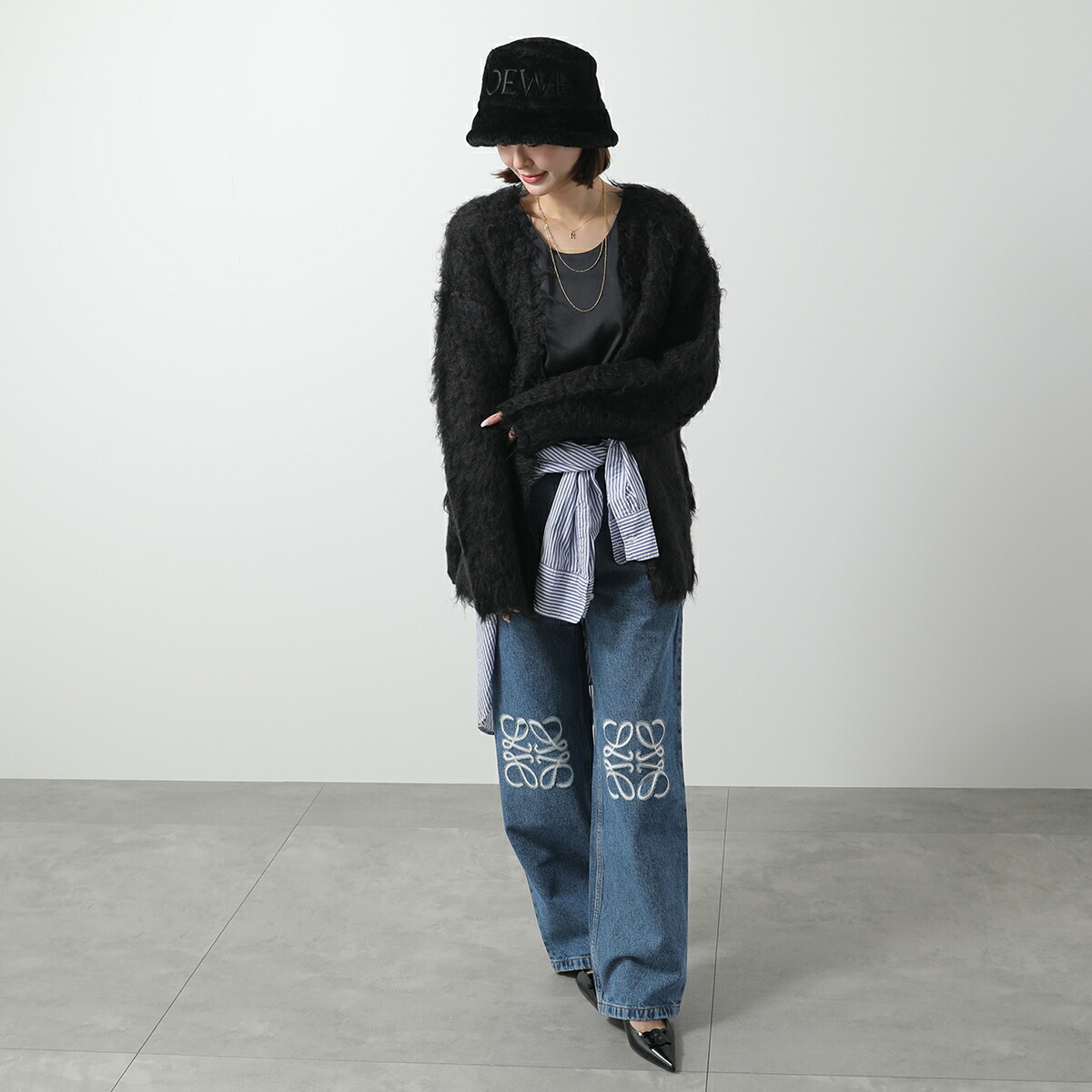 楽天市場】LOEWE ロエベ バケットハット K820HB1X70 レディース ロゴ