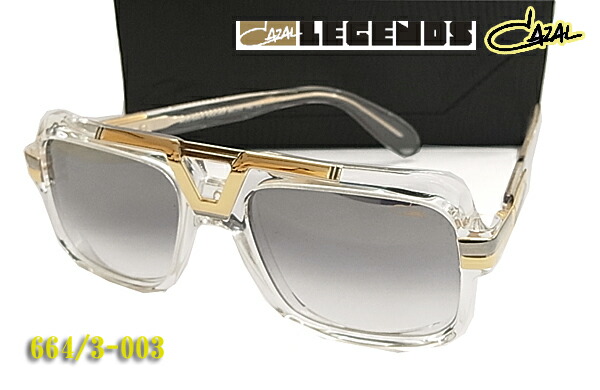 楽天市場】CAZAL カザール サングラス LEGENDS 664/3-003 太リム 664/3