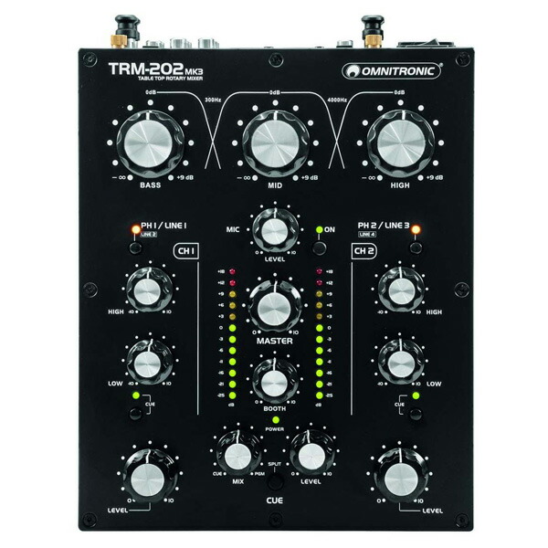 楽天市場】Omnitronic(オムニトロニック) / TRM-202 MK3 2チャンネル