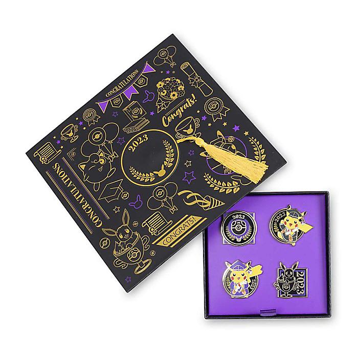 楽天市場】ポケモンピンバッジ ボックスセット (4個セット) 2023年卒業