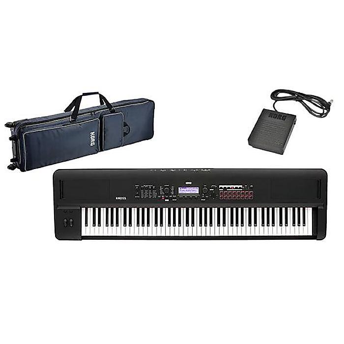 楽天市場】KORG ( コルグ ) / KROSS2-88-MB ケース＆ペダルセット夏休