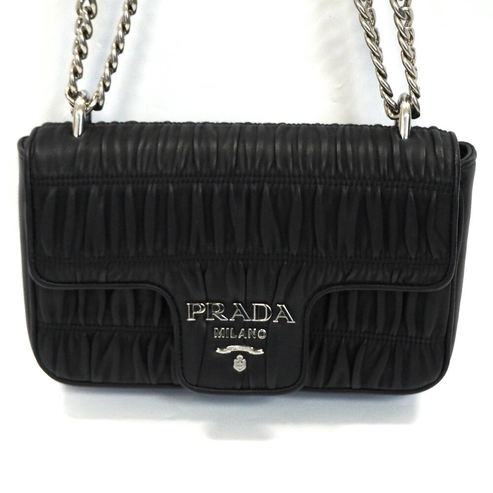 楽天市場】プラダ ショルダーバッグ ナッパゴフレ チェーンショルダー