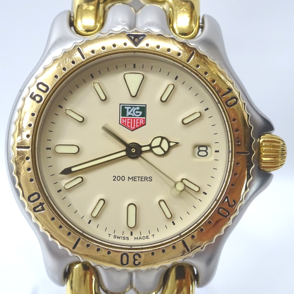 楽天市場】タグホイヤー 腕時計 セル デイト S95.713 ゴールド