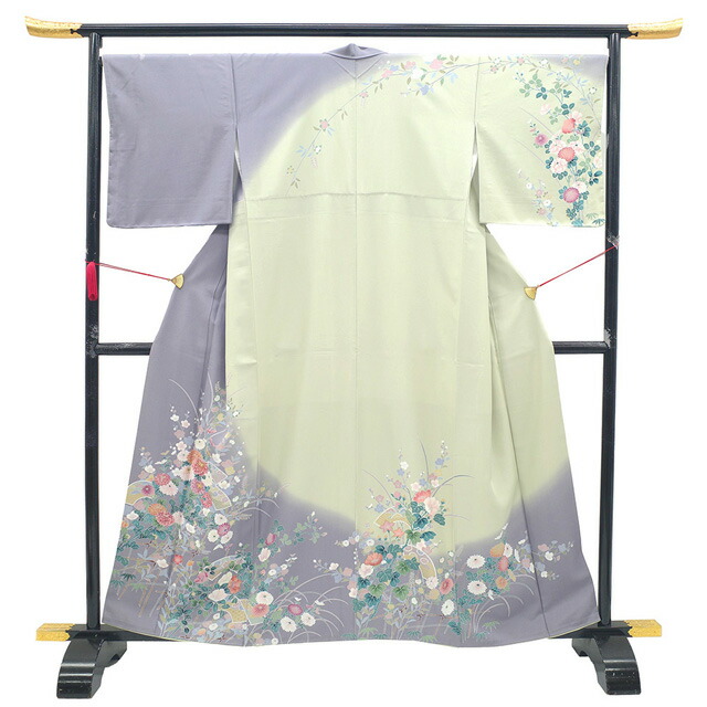 楽天市場】【新古品】 訪問着 着物 未使用 正絹 フォーマル 手描き友禅