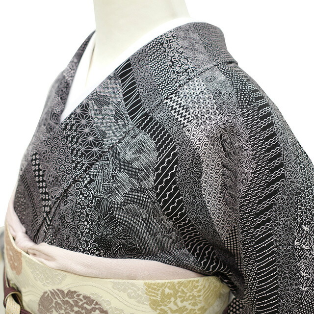 楽天市場】【新古品】 江戸小紋 訪問着 着物 正絹 袷 伝統工芸士 染谷