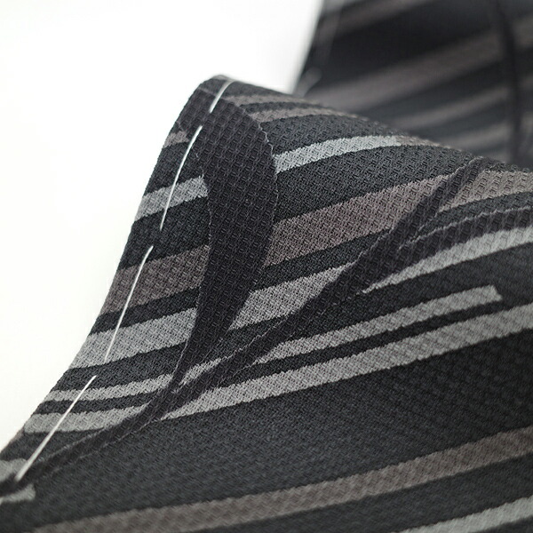 楽天市場】【新古品】 小紋 着物 正絹 袷 作家物 落款あり 黒 グレー