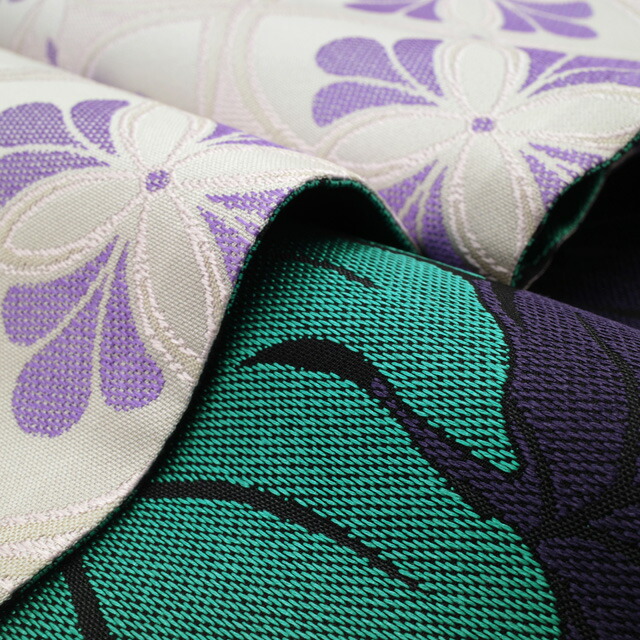 楽天市場】【中古】 袋帯 リサイクル 正絹 リバーシブル 全通 黒地