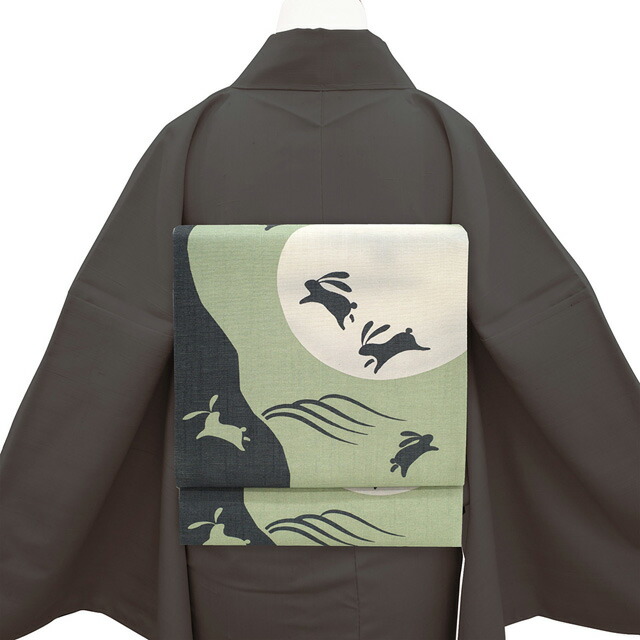 楽天市場】【新古品】 袋帯 全通 紬 正絹 染め帯 手染め くすみ