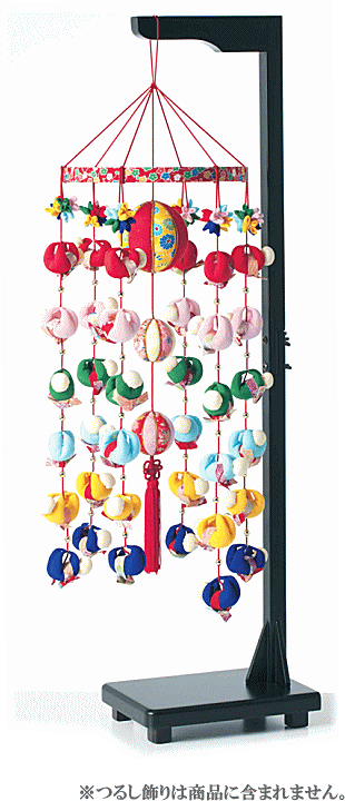 楽天市場】組立品 つるし飾り用 つり台 高さ約80cm ブラック TD-12