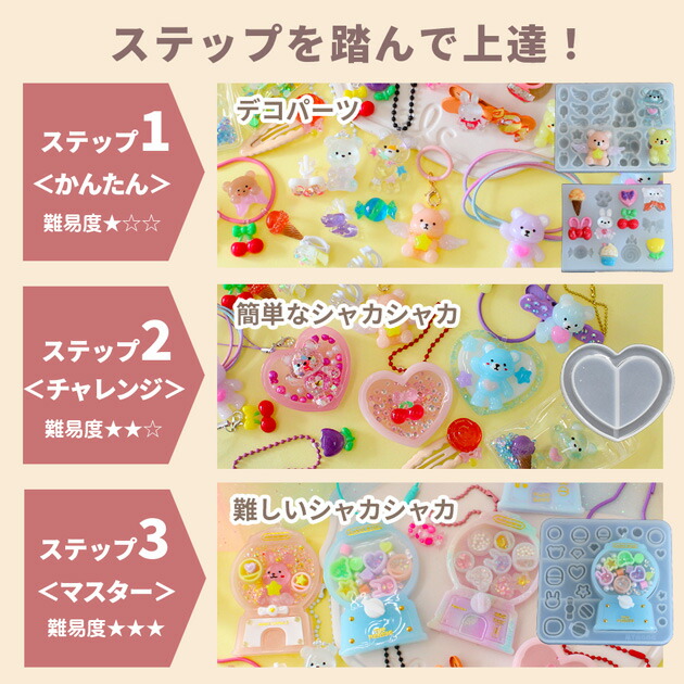 楽天市場】レジン セット はじめてさんも安心！ レベルアップ レジン