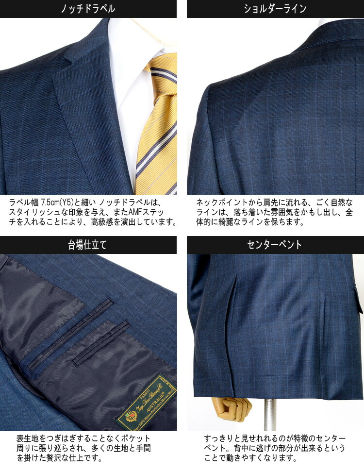 楽天市場】スーツ 春夏メンズスーツ イタリア生地 LoroPiana