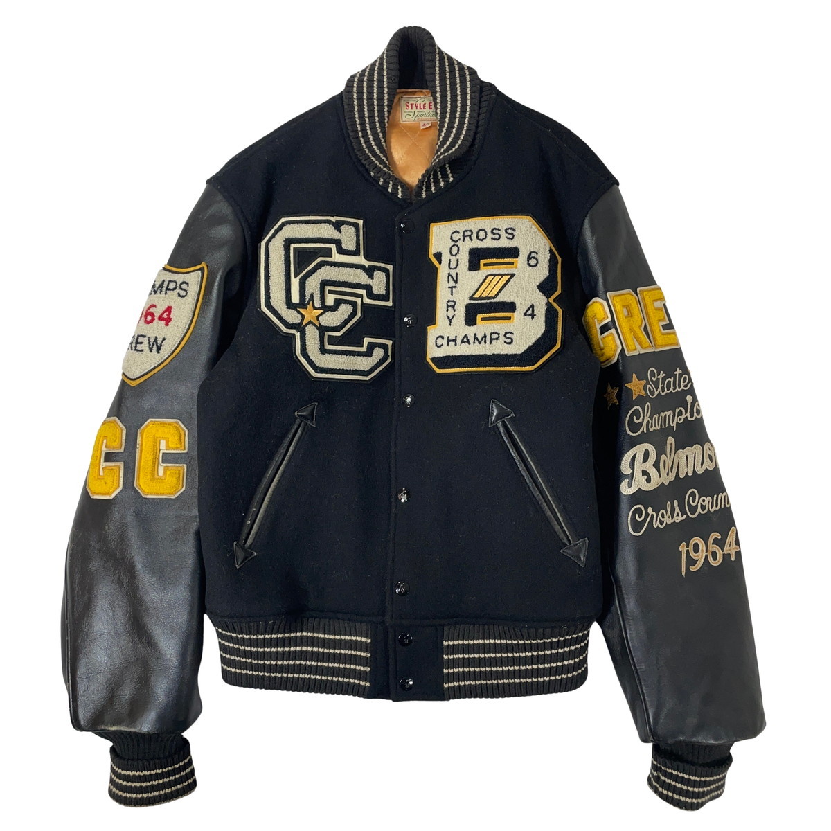 楽天市場】STYLE EYES スタイルアイズ フルデコ スタジャン 袖革