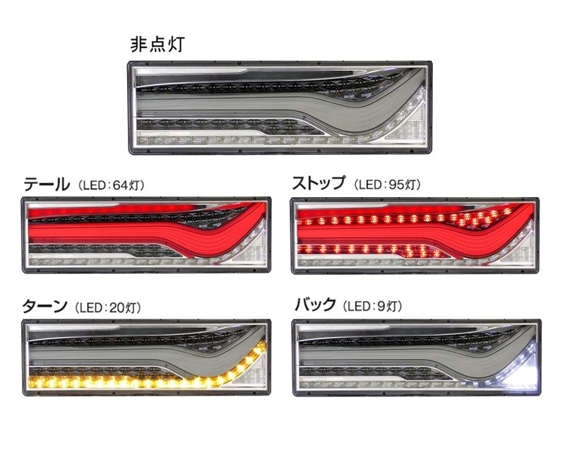 Koito LEDリアコンビネーションランプ 24R2C0 小糸製作所 左右 小糸