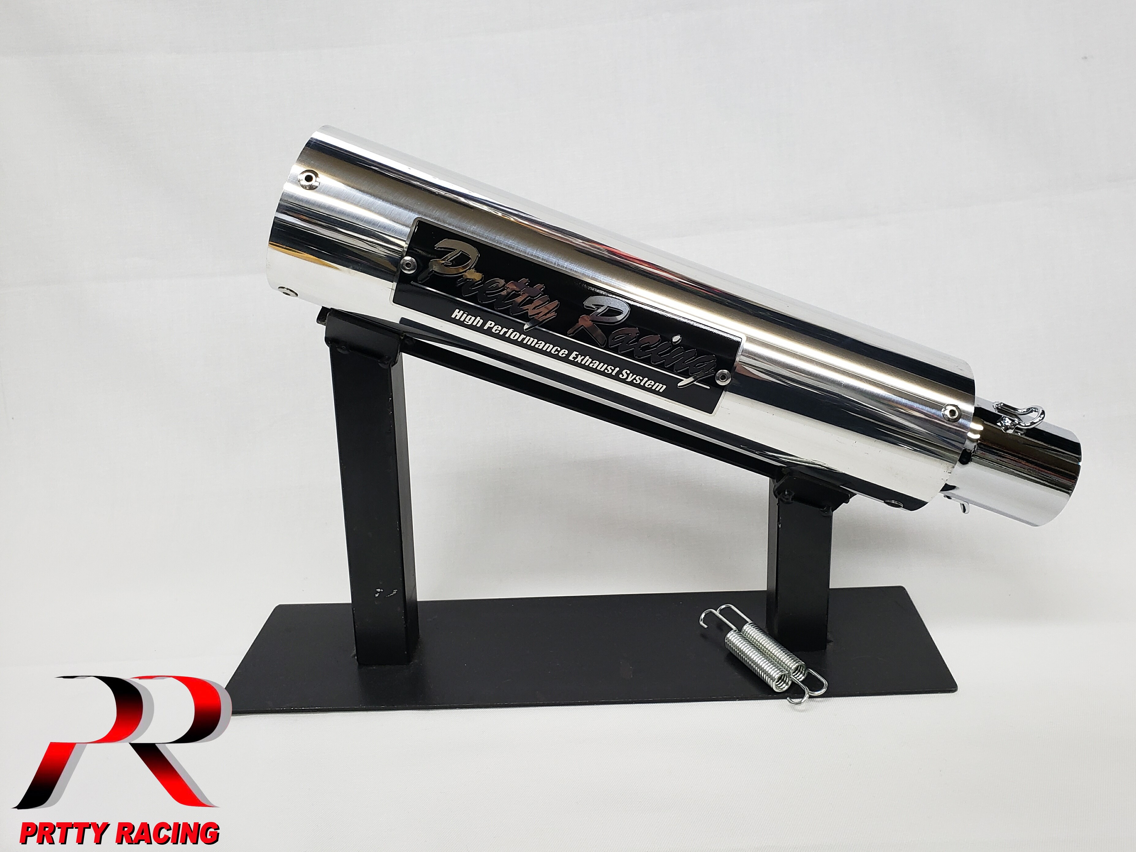 BJサイレンサー 50．8π 銀×銀 先黒ロゴ有/汎用 BEET キジマ BJ