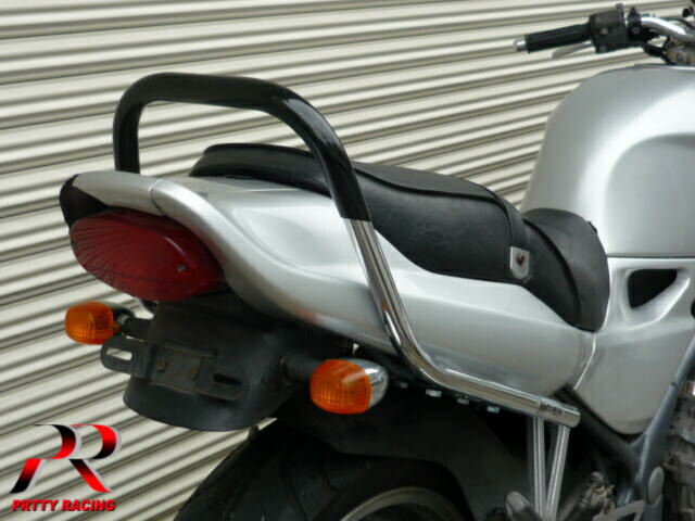 楽天市場】KAWASAKI バリオス1 メッキ極太ゴム巻きタンデムバー