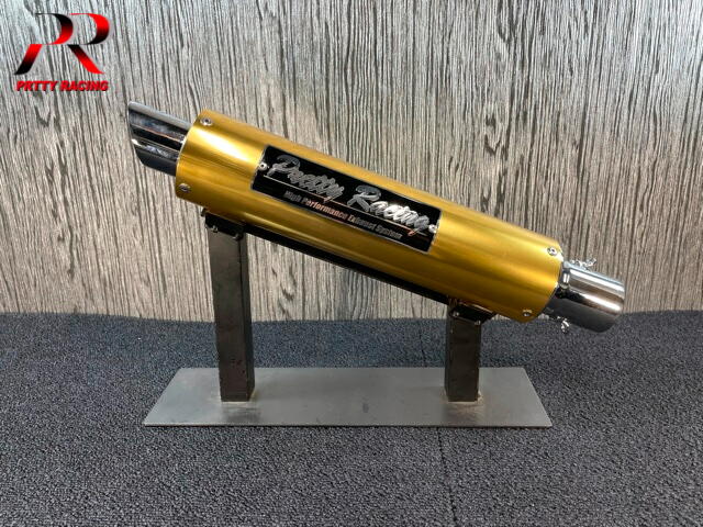 楽天市場】汎用 50.8π アルマイトサイレンサー タイプ3 ゴールド