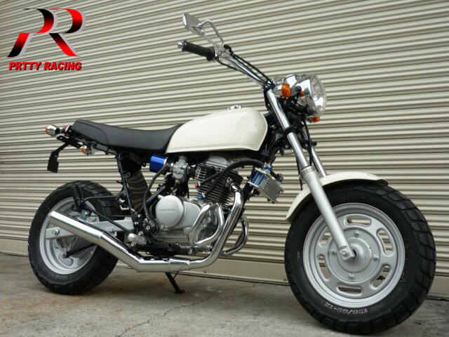 楽天市場】HONDA エイプ100 APE メッキ （PRETTYショート管） メッキ
