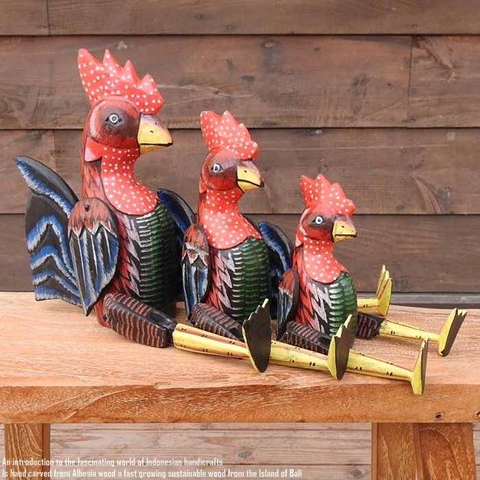 楽天市場】[ポイント2倍]お座り ニワトリさん [2] Lサイズ 手足が